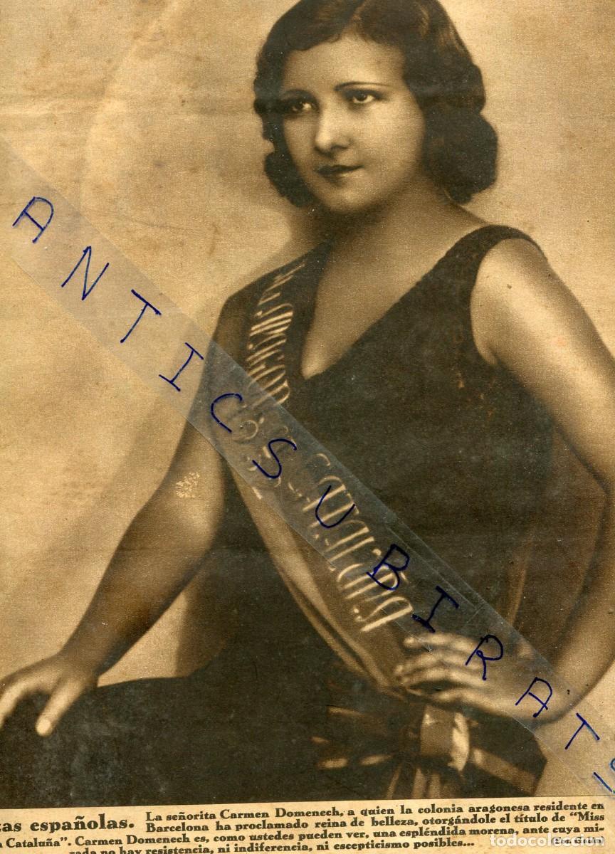 Coleccionismo de Revistas y Peri&oacute;dicos: REVISTA A&Ntilde;O 1932 MISS ARAGON CATALU&Ntilde;A CARMEN DOMENECH WHISKY JOHNNIE WALKER SANTIAGO CASARES QUIROGA