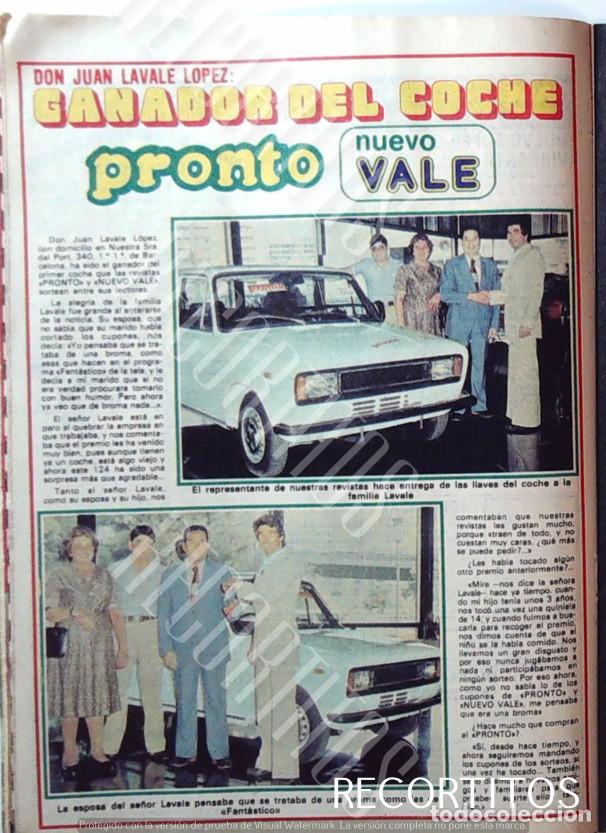 Coleccionismo de Revistas y Peri&oacute;dicos: seat fiat los coches de pronto 1979 panda