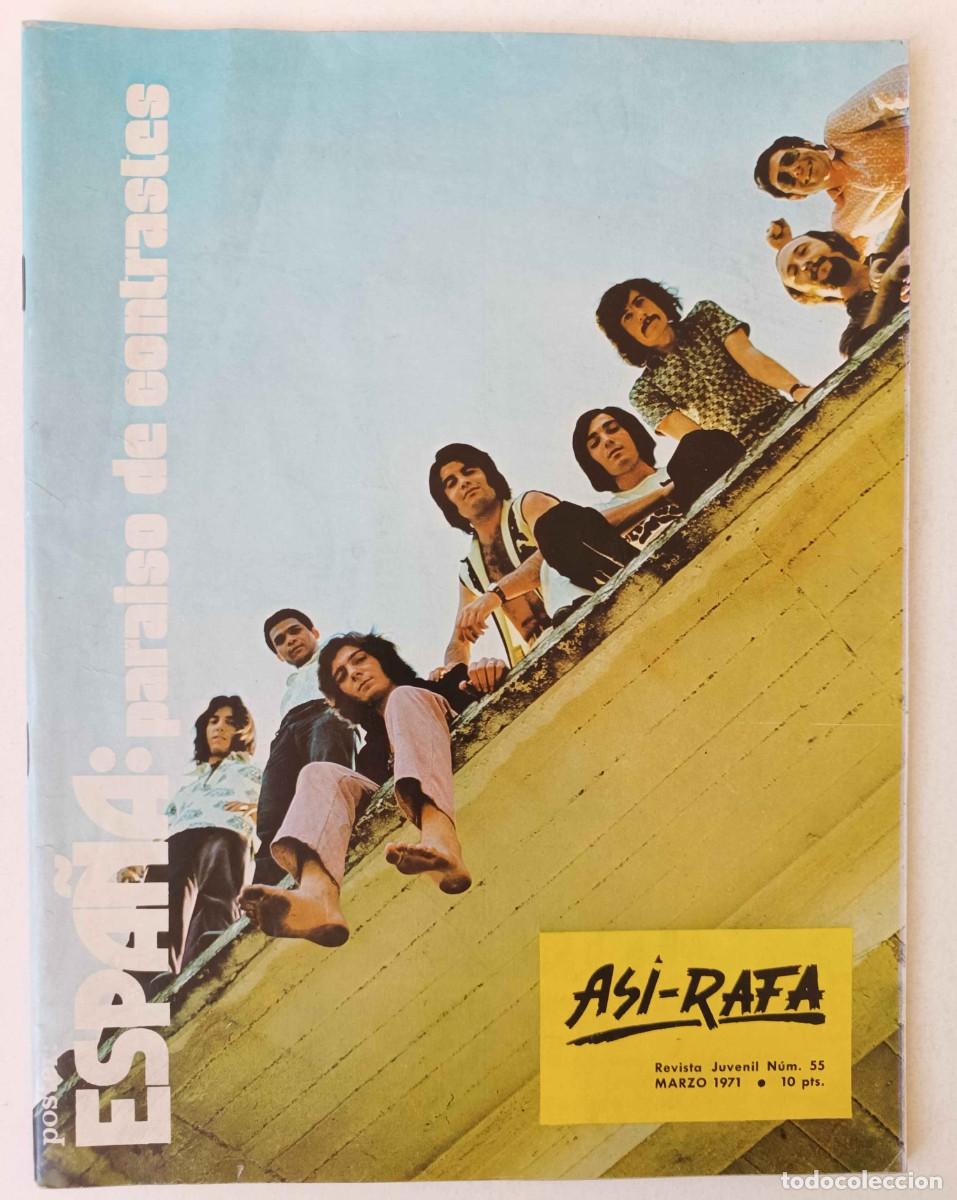 Coleccionismo de Revistas y Peri&oacute;dicos: Revista AS&Iacute;-RAFA 55 Los 3 Sudamericanos The Archies Julio Iglesias Raphael Luis Llach Maria y Xavier