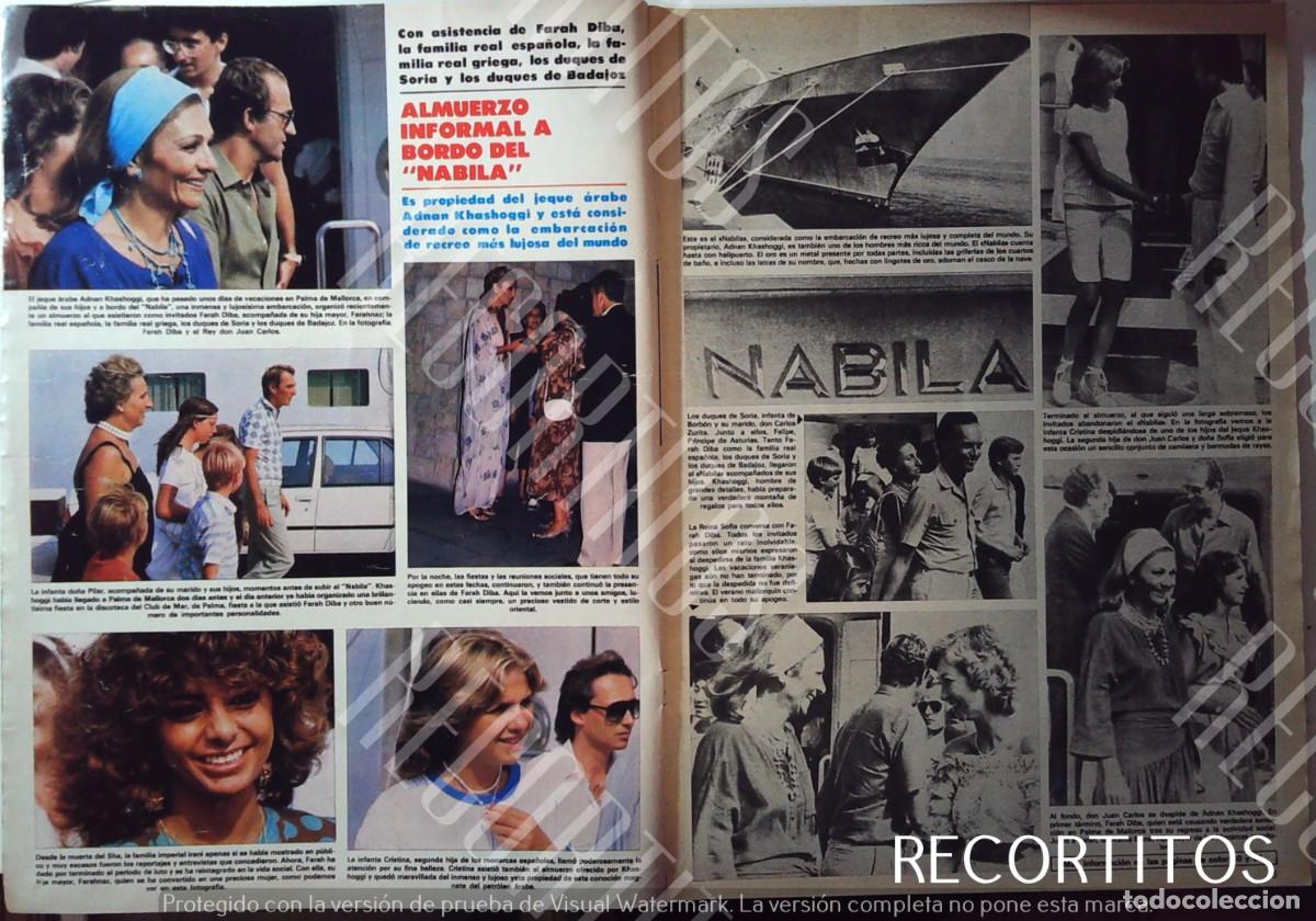 Coleccionismo de revistas y peri&oacute;dicos: nabila kashogi kashoogi kashougi farah diba la reina sofia infanta cristina elena