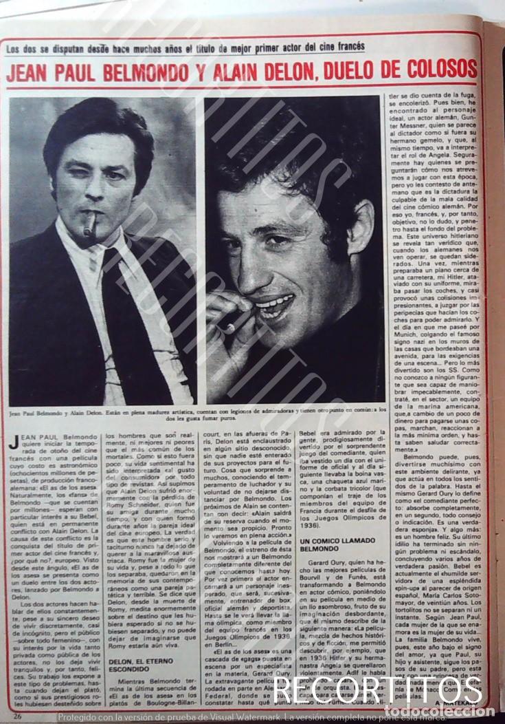 Collezionismo di Riviste e Giornali: JEAN PAUL BELMONDO ALAIN DELON