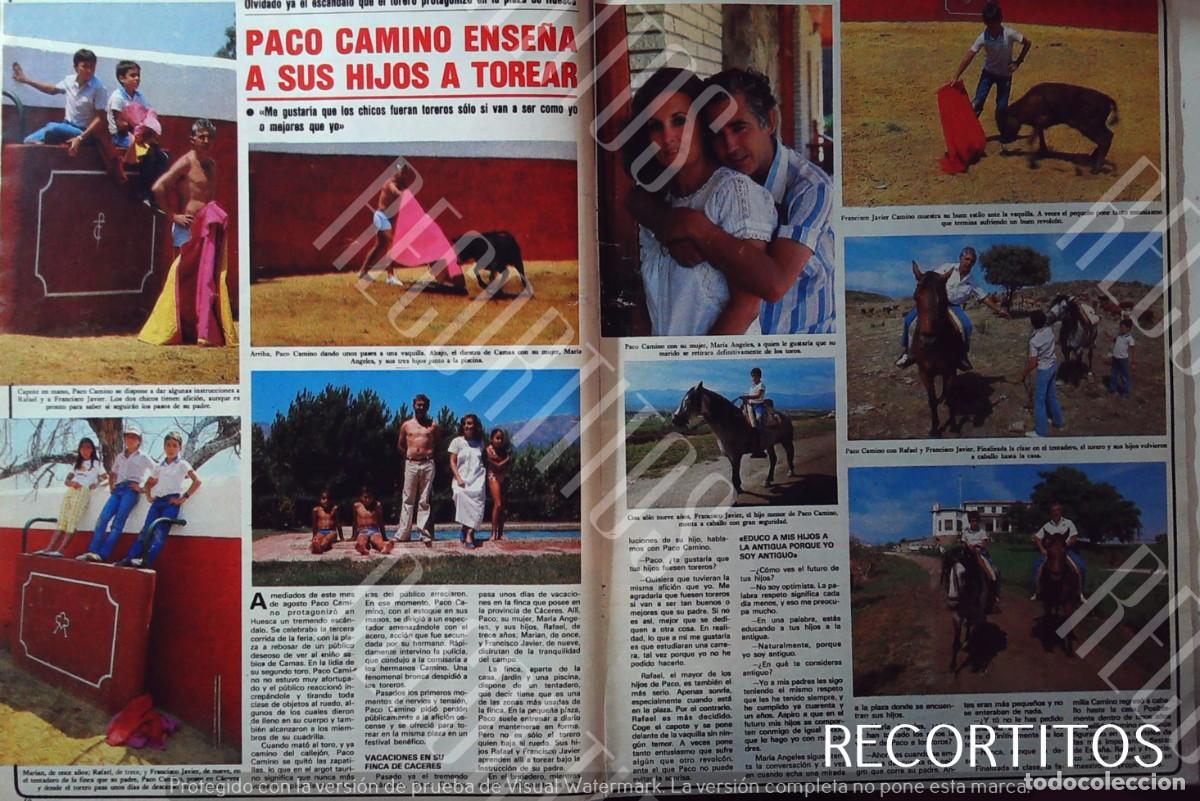 Collezionismo di Riviste e Giornali: PACO CAMINO TORERO MARIA ANGELES