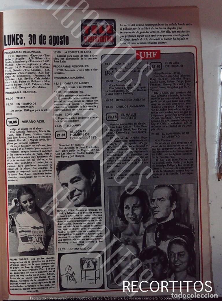 Coleccionismo de revistas y peri&oacute;dicos: PILAR TORRES LA PANDILLA ROBERT RYAN