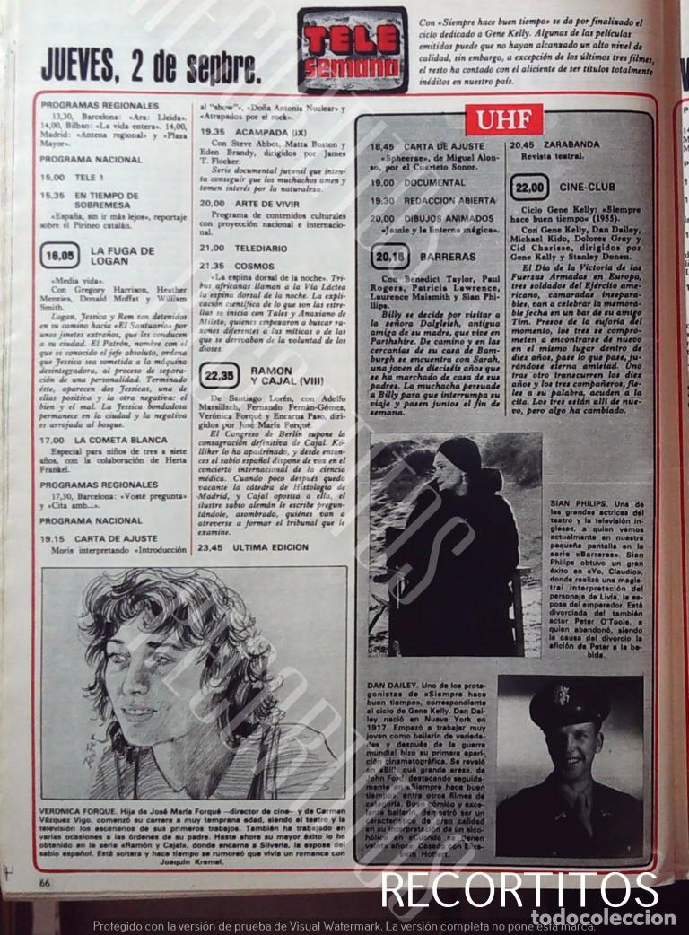 Coleccionismo de revistas y peri&oacute;dicos: VERONICA FORQUE SIAN PHILIPS DAN DADLEY