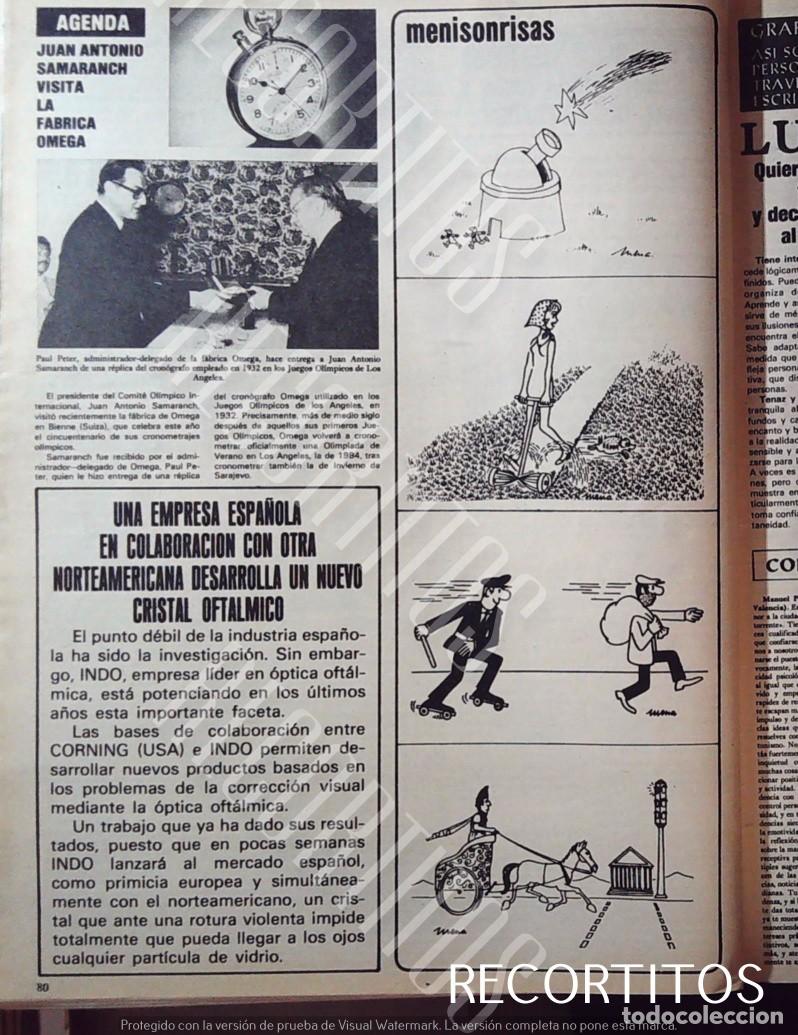 Coleccionismo de revistas y peri&oacute;dicos: ALCACER PIN UP SEMANA JUANANTONIO SAMARANCH