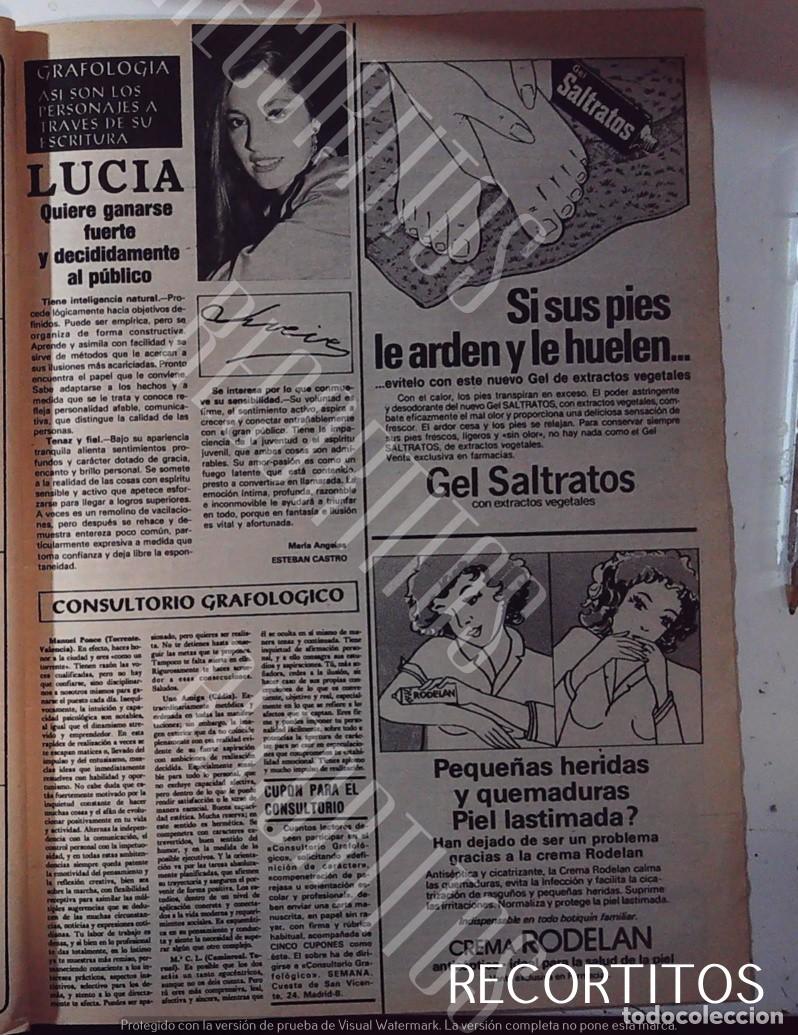 Coleccionismo de Revistas y Peri&oacute;dicos: LUCIA CANTANTE EUROVISION