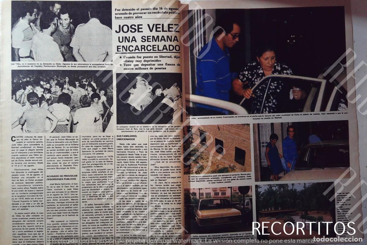 Coleccionismo de revistas y peri&oacute;dicos: JOSE VELEZ ENCARCELADO