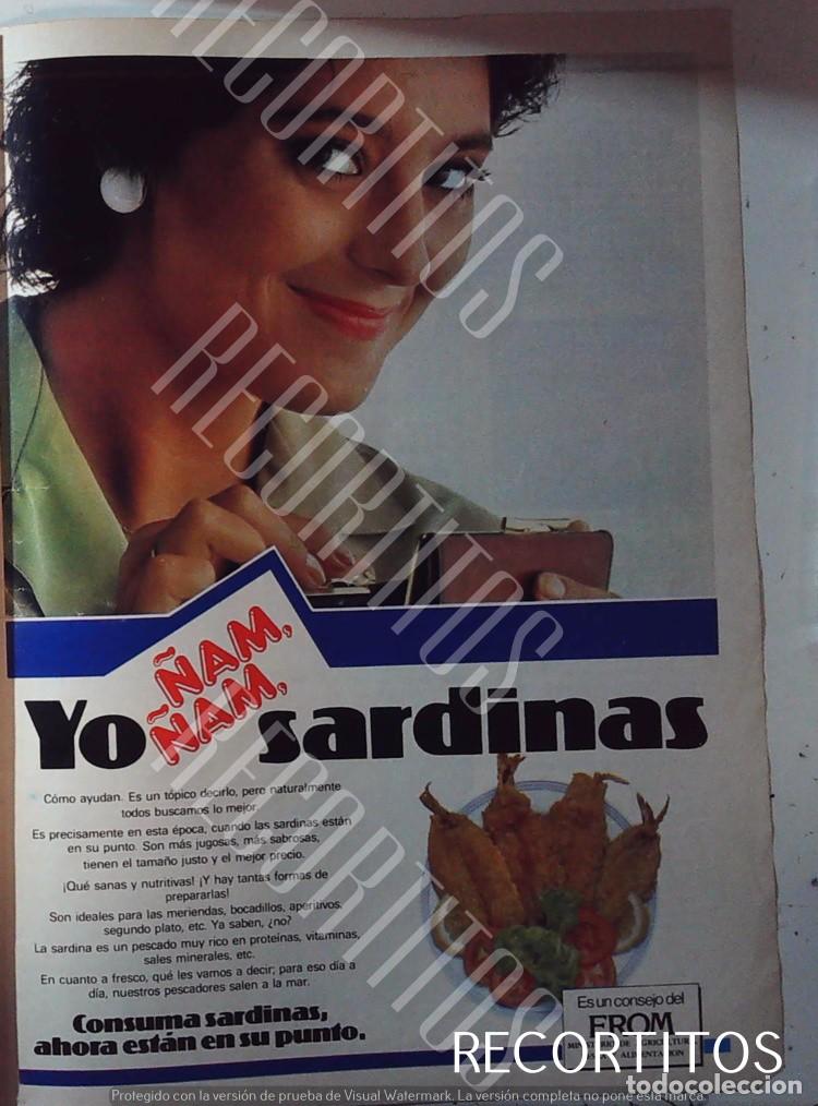 Coleccionismo de revistas y peri&oacute;dicos: ANUNCIO FROM SARDINAS EN LATA