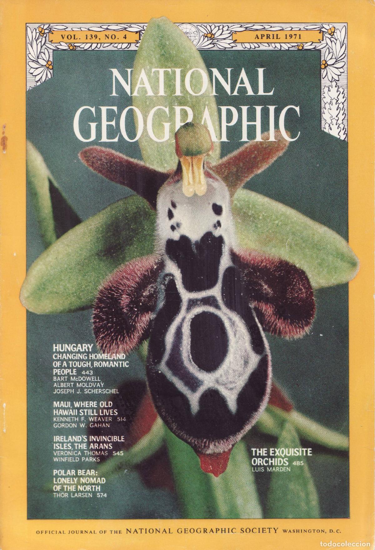 Collezionismo di Riviste e Giornali: National geographic (Vol 139, 4, April 1971) - Varios autores