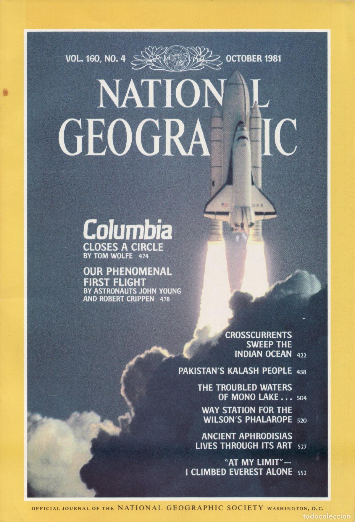 Collezionismo di Riviste e Giornali: National geographic (Vol 160, 4, October 1981) - Varios autores