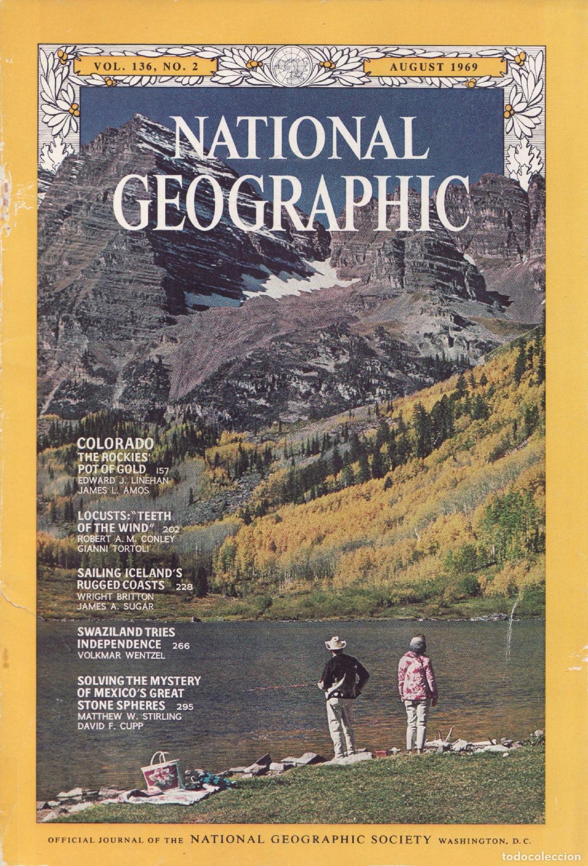 Collezionismo di Riviste e Giornali: National geographic (Vol 136, 2, August 1969) - Varios autores