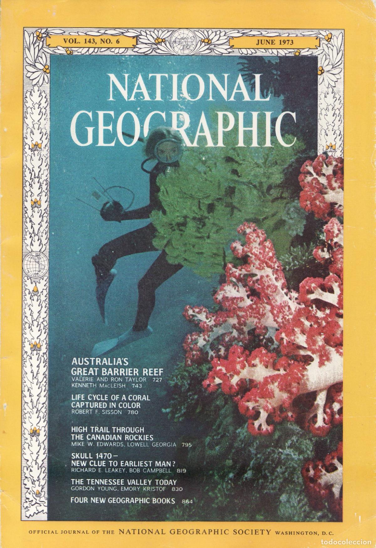 Collezionismo di Riviste e Giornali: National geographic (Vol 143, 6, June 1973) - Varios autores