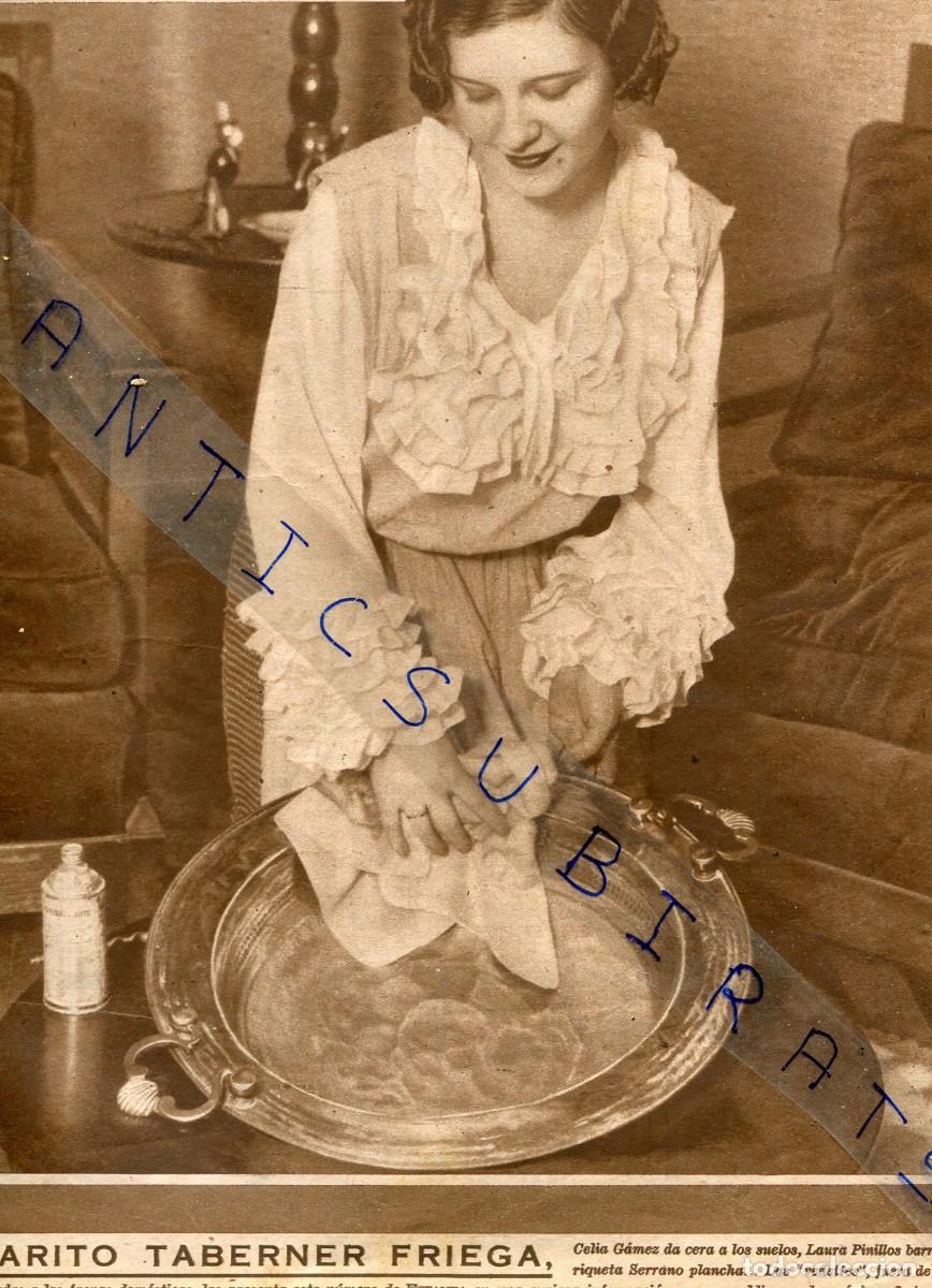 Coleccionismo de Revistas y Peri&oacute;dicos: REVISTA A&Ntilde;O 1933 AMPARITO TABERNER BLASCO IBA&Ntilde;EZ FONTANA ROSA ROSITA DIAZ GIMENO EN RONDA