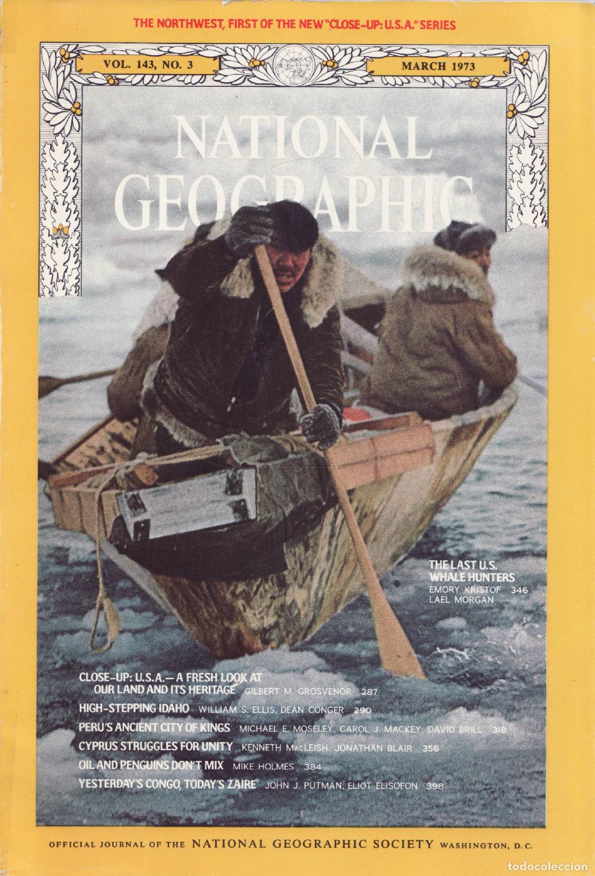 Collezionismo di Riviste e Giornali: National geographic (Vol 143, 3 March 1973) - Varios autores