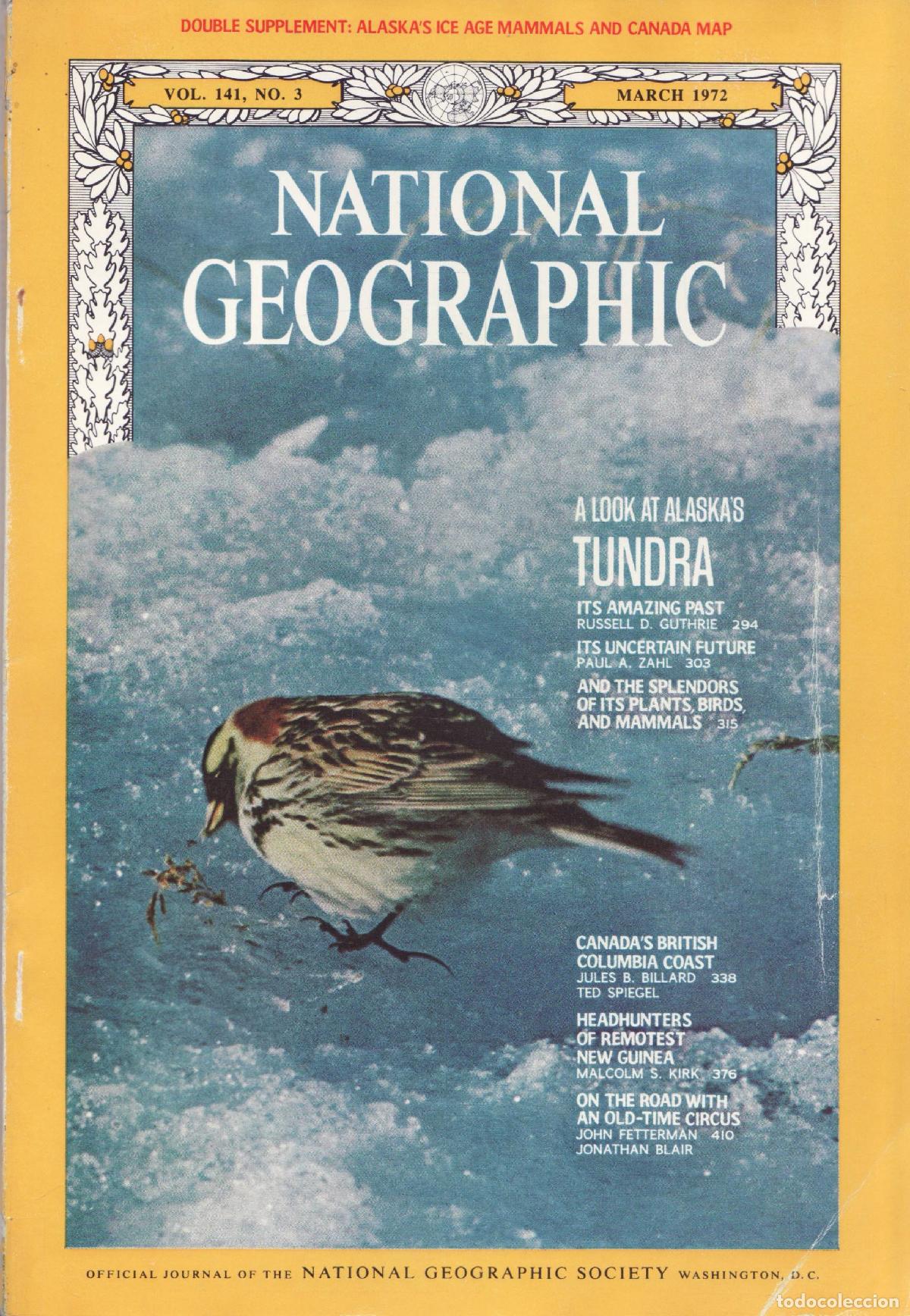 Collezionismo di Riviste e Giornali: National geographic (Vol 141, 3 March 1972) - Varios autores