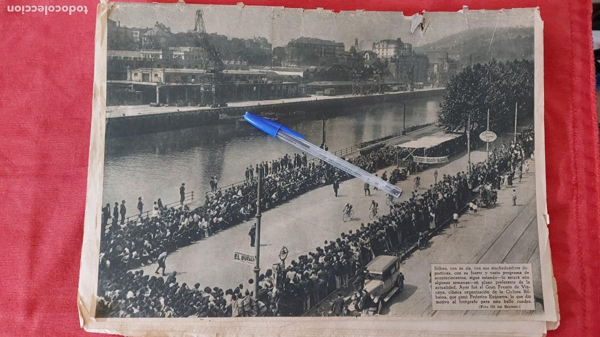 Coleccionismo de Revistas y Peri&oacute;dicos: DIARIO AS A&Ntilde;O 1933 N&ordm; 65-BILBAO CICLISMO Y EQUIPO FUTBOL F.C.TARIFA CADIZ 23 P&Aacute;GINA?( CAJA N&deg; 7 X )