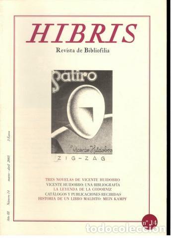 Sammeln von Zeitschriften und Zeitungen: Hibris: Revista de bibliofilia. A&ntilde;o III (2003), N&uacute;mero 14