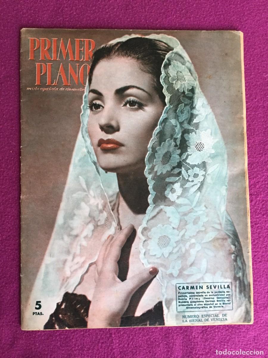 Coleccionismo de Revistas y Peri&oacute;dicos: CARMEN SEVILLA / REVISTA PRIMER PLANO / A&Ntilde;O 1953 / ESPECIAL DE LA BIENAL DE VENECIA