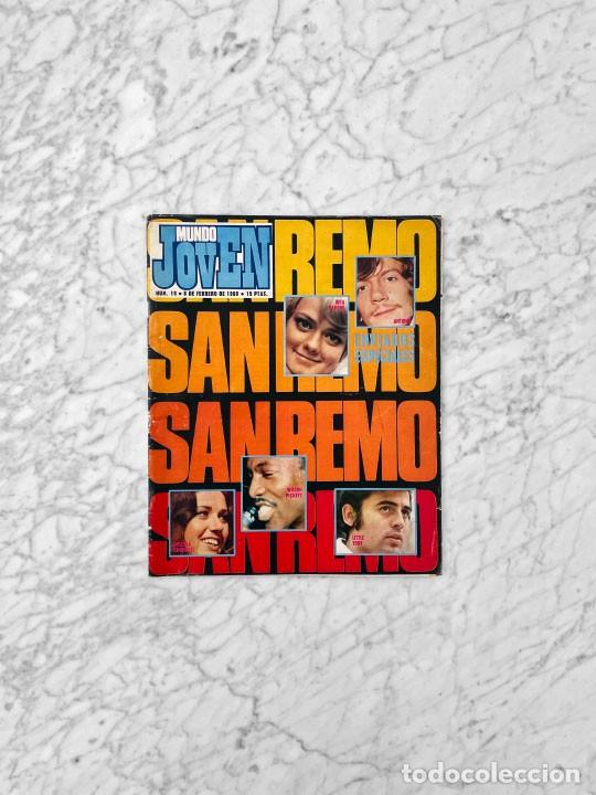 Coleccionismo de Revistas y Peri&oacute;dicos: MUNDO JOVEN - 1969 - MARY HOPKIN, SANREMO, NUESTRO PEQUE&Ntilde;O MUNDO, SERGIO MENDES, BOB WRIGHT, BRAVOS