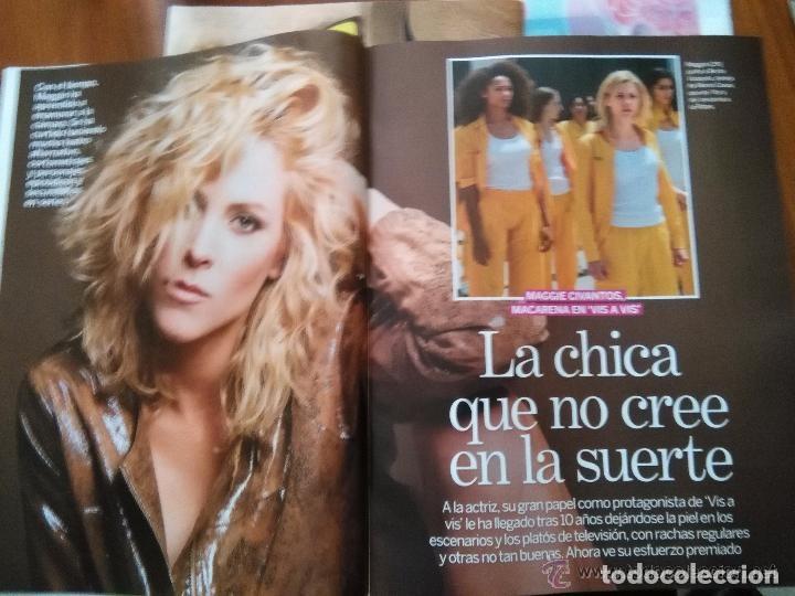 Colecionismo de Revistas e Jornais: RECORTE Maggie civantos vis a vis