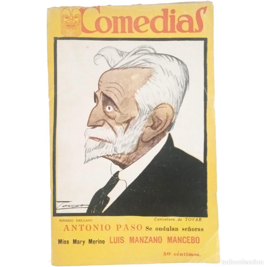 Collezionismo di Riviste e Giornali: COMEDIAS N&ordm; 70: SE ONDULAN SE&Ntilde;ORAS / MISS MARY MERINO. Paso, Antonio / Manzano Mancebo, Luis