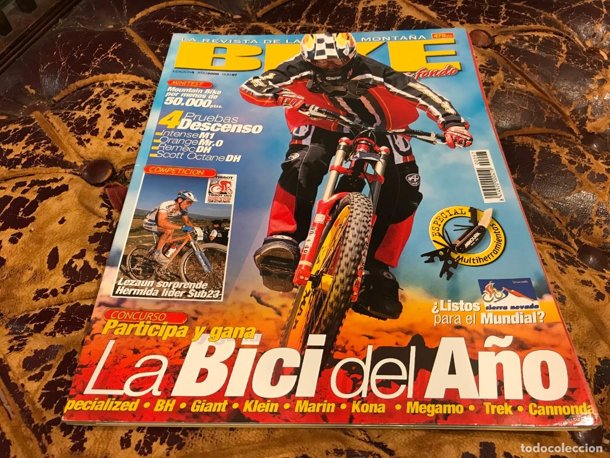 Coleccionismo de Revistas y Peri&oacute;dicos: REVISTA DE CICLISMO (BIKE) 2000. N&ordm; 97. LEZAUN SORPRENDE. HERMIDA L&Iacute;DER SUB 23. 4 PRUEBAS DESCENSO