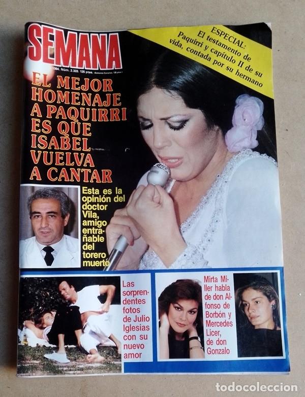 Collection Magazines and Newspapers: Revista Semana n&ordm; 2333 1984