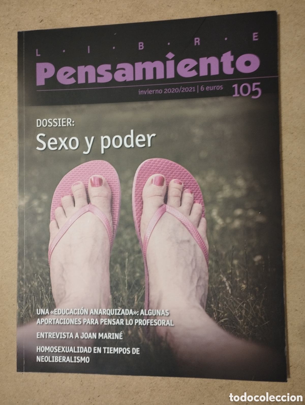 Collezionismo di Riviste e Giornali: REVISTA LIBRE PENSAMIENTO N&ordm; 105 (SEXO Y PODER / HOMOSEXUALIDAD EN TIEMPOS DE NEOLIBERALISMO)