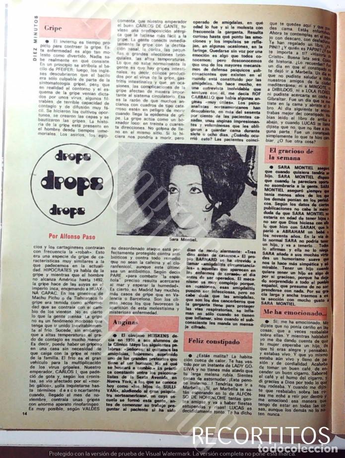 Coleccionismo de Revistas y Peri&oacute;dicos: sara sarita montiel 1975