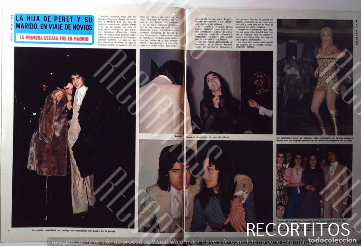 Coleccionismo de Revistas y Peri&oacute;dicos: la hija de peret de viaje de novios