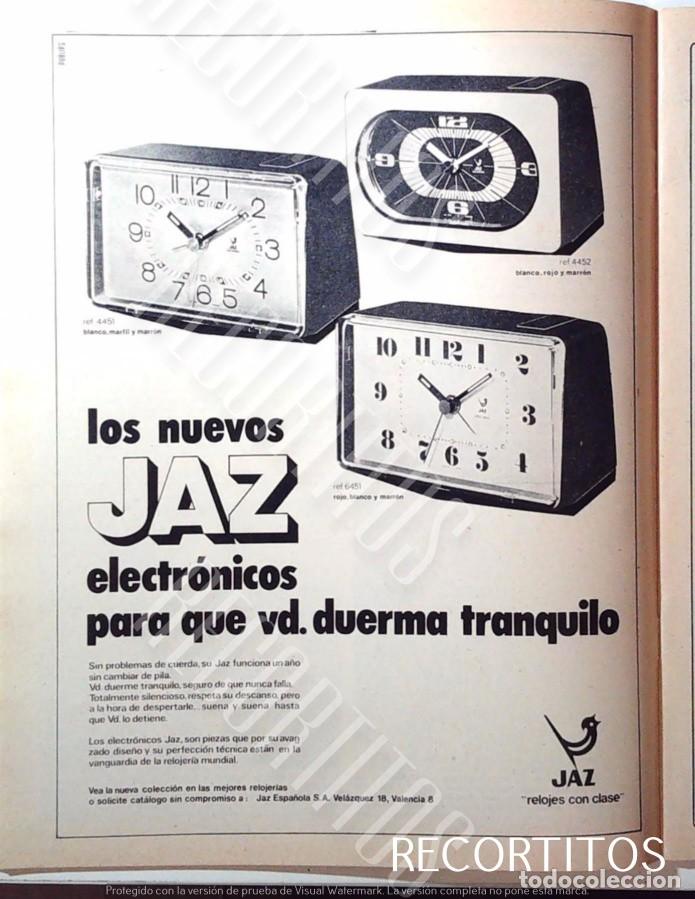 Colecionismo de Revistas e Jornais: reloj electronico jazz anuncio publicidad