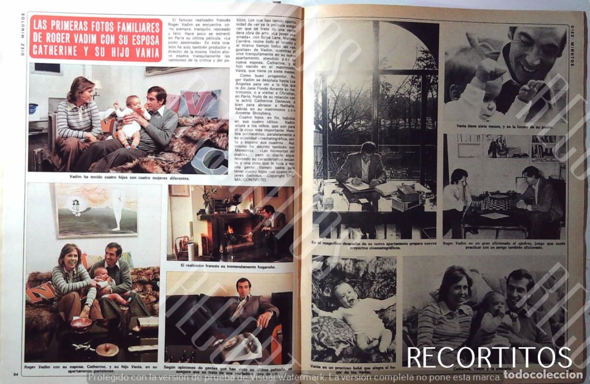 Colecionismo de Revistas e Jornais: roger vadim catherine vania