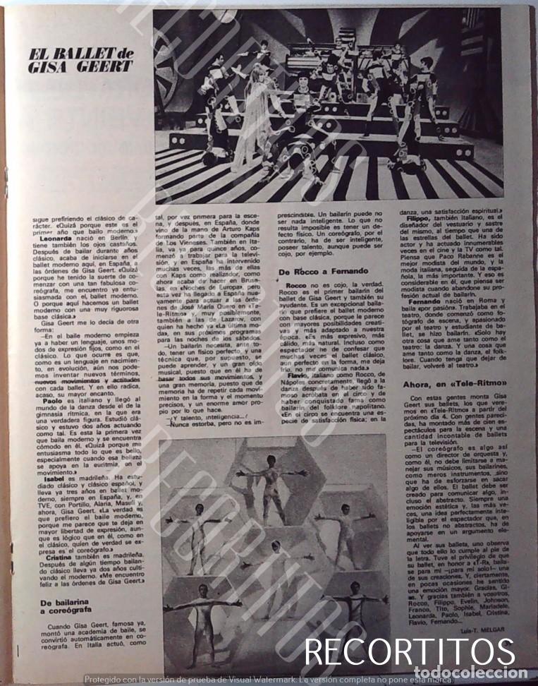 Colecionismo de Revistas e Jornais: el ballet de gisa geert