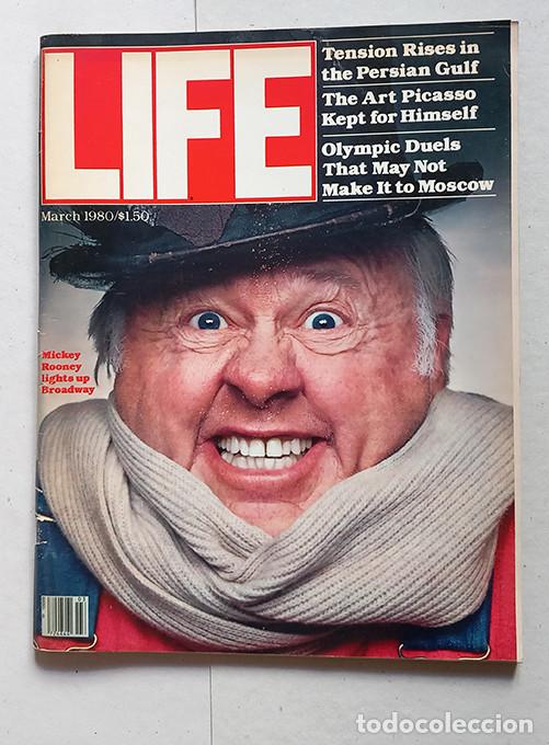 Coleccionismo de Revistas y Peri&oacute;dicos: Life _ March 1980. Mickey Rooney, Picasso, Olympic Duels&hellip;