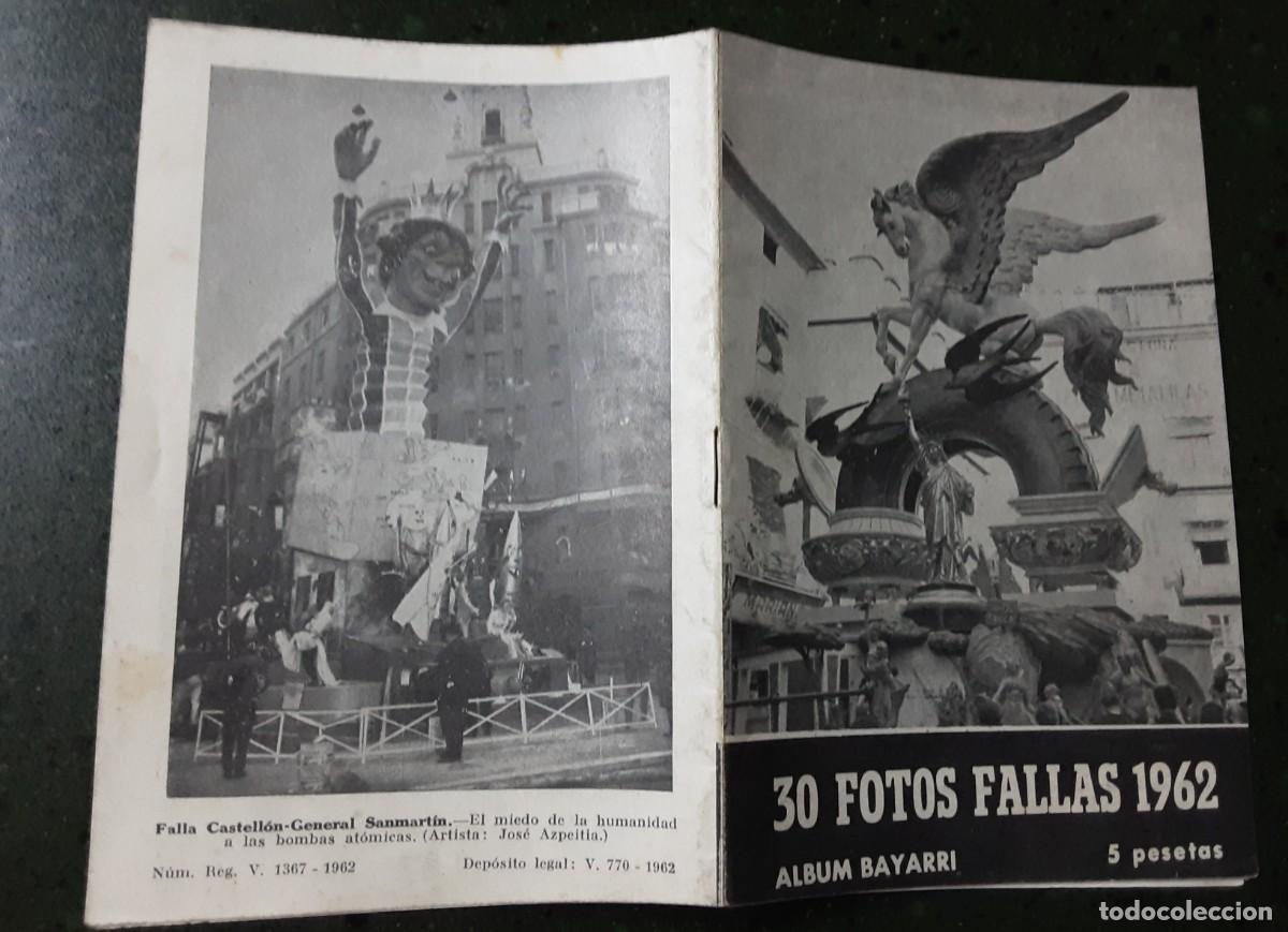 Coleccionismo de Revistas y Peri&oacute;dicos: Fotos fallas 1962 &aacute;lbum Bayarri