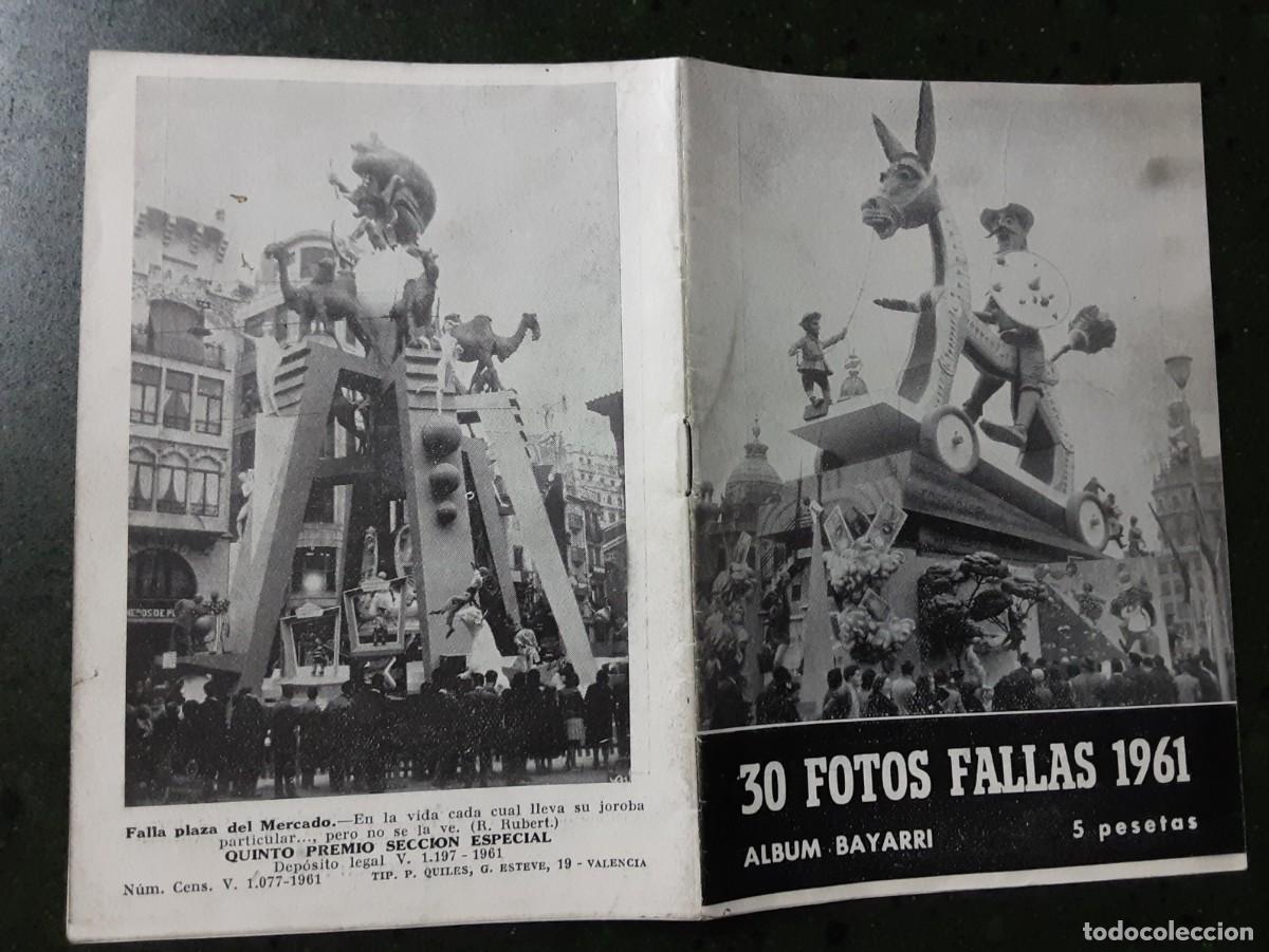 Coleccionismo de Revistas y Peri&oacute;dicos: Fotos fallas 1961 &aacute;lbum Bayarri