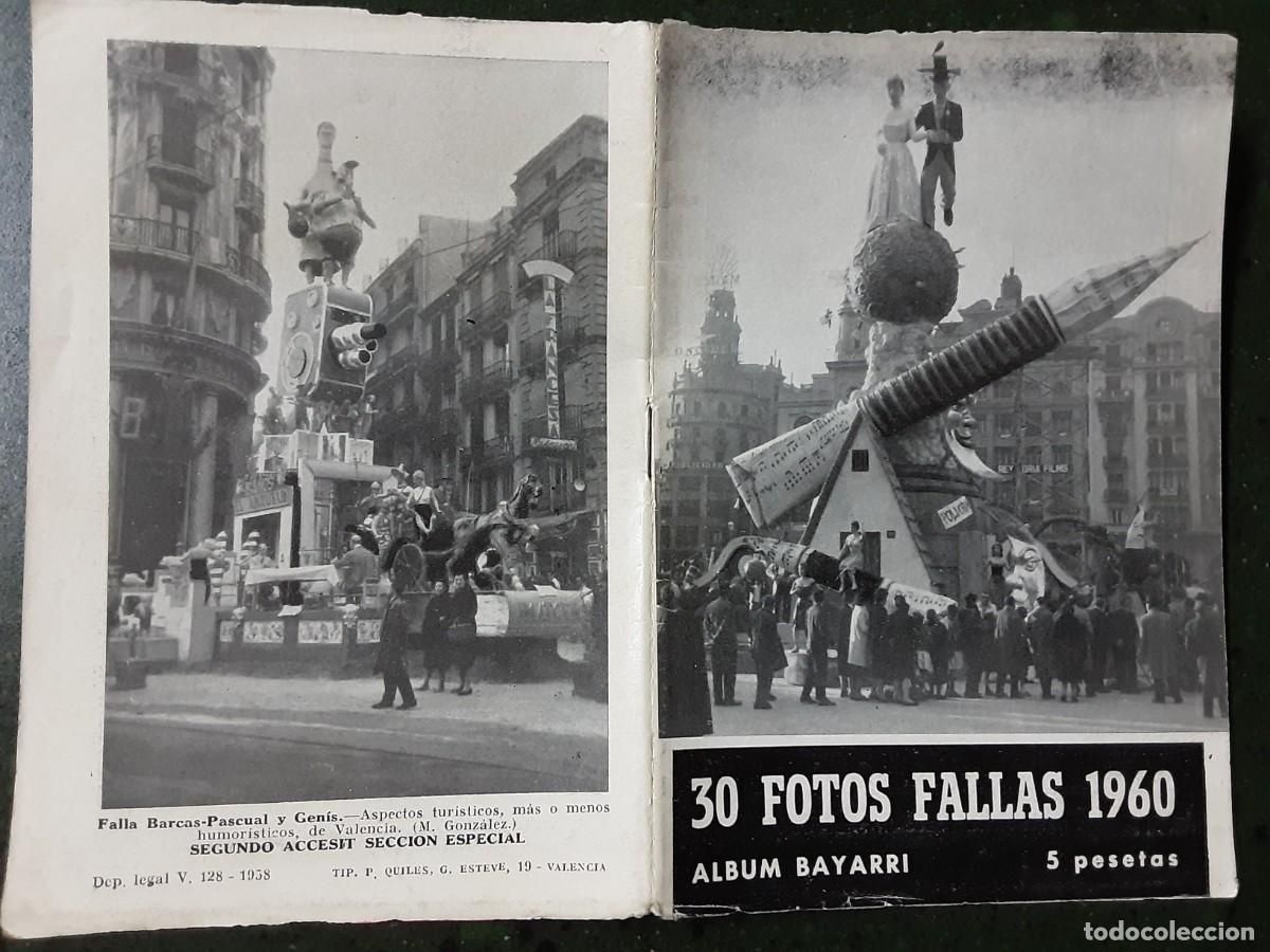 Coleccionismo de Revistas y Peri&oacute;dicos: Fotos fallas 1960 &aacute;lbum Bayarri