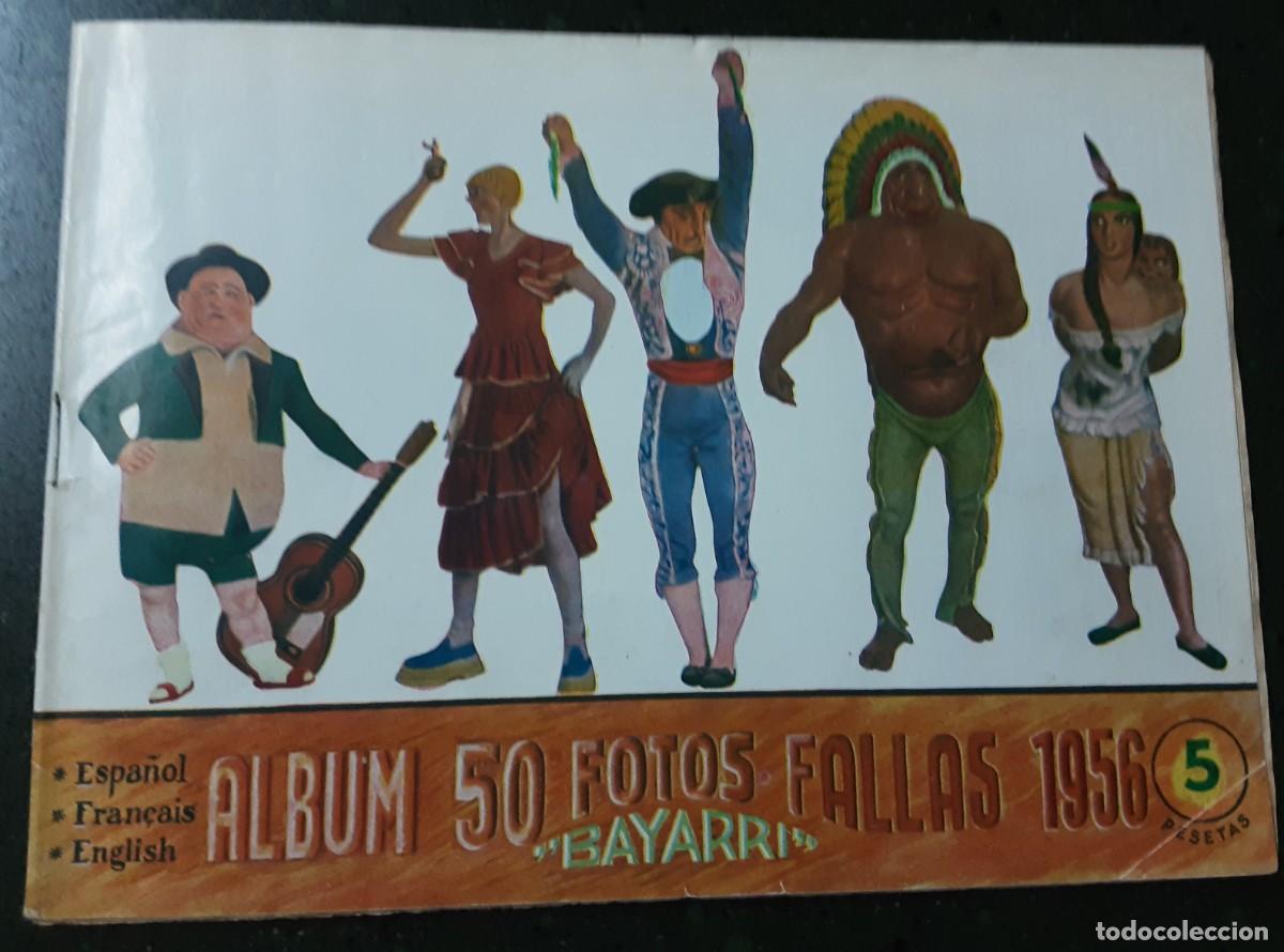 Coleccionismo de Revistas y Peri&oacute;dicos: Fotos fallas 1956 &aacute;lbum Bayarri
