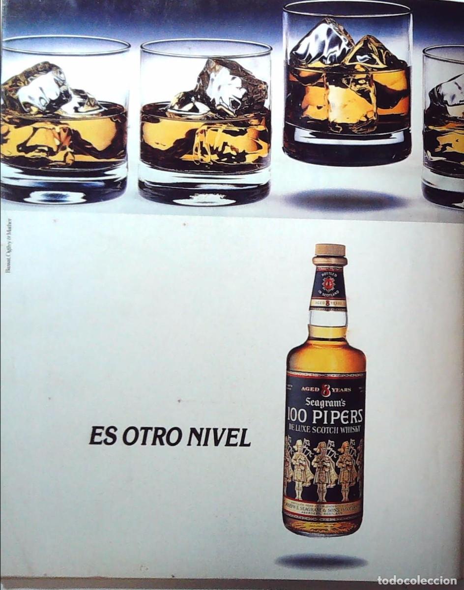 Coleccionismo de Revistas y Peri&oacute;dicos: 100 pipers whisky anuncio publicidad