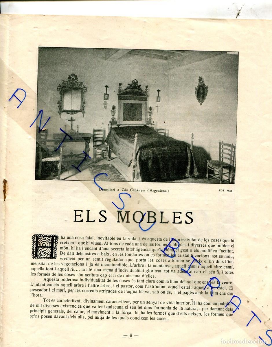 Coleccionismo de Revistas y Peri&oacute;dicos: REVSITA A&Ntilde;O 1915 CAN CABANYES SABORIT ARGENTONA DALMAU SITGES GUELL SANTA COLOMA DE CERVELLO