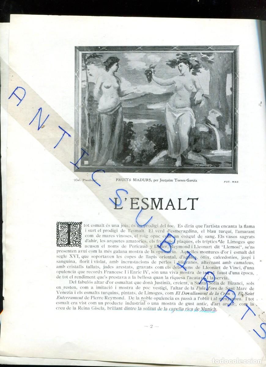 Collezionismo di Riviste e Giornali: REVISTA A&Ntilde;O 1915 FRANCESC GALI TORRES GARCIA MARIA ANDREU ESMALTE FELIU ELIAS IU PASCUAL
