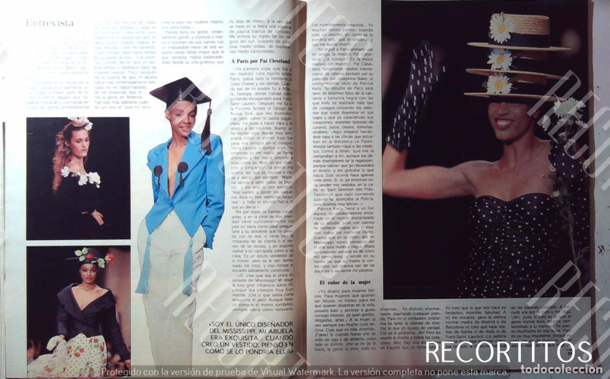 Coleccionismo de Revistas y Peri&oacute;dicos: patrick kelly grace jones lady di jane seymour kathleen turner