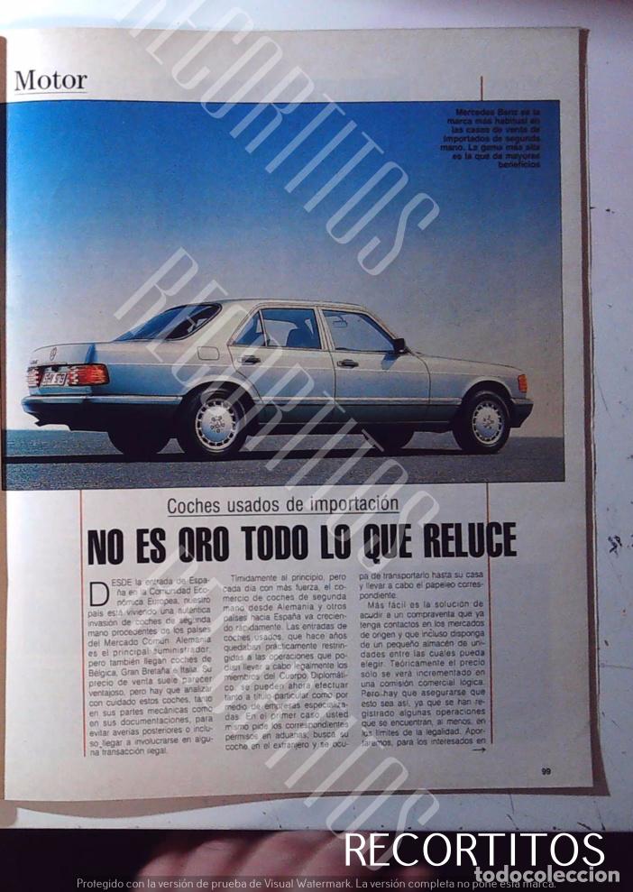 Coleccionismo de revistas y peri&oacute;dicos: mercedes benz los coches de importacion