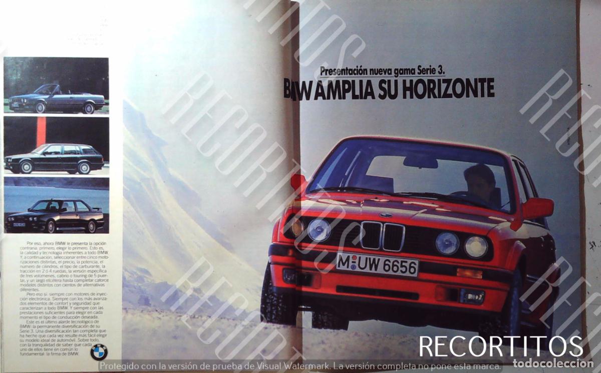 Coleccionismo de Revistas y Peri&oacute;dicos: bmw serie 3 anuncio publicidad