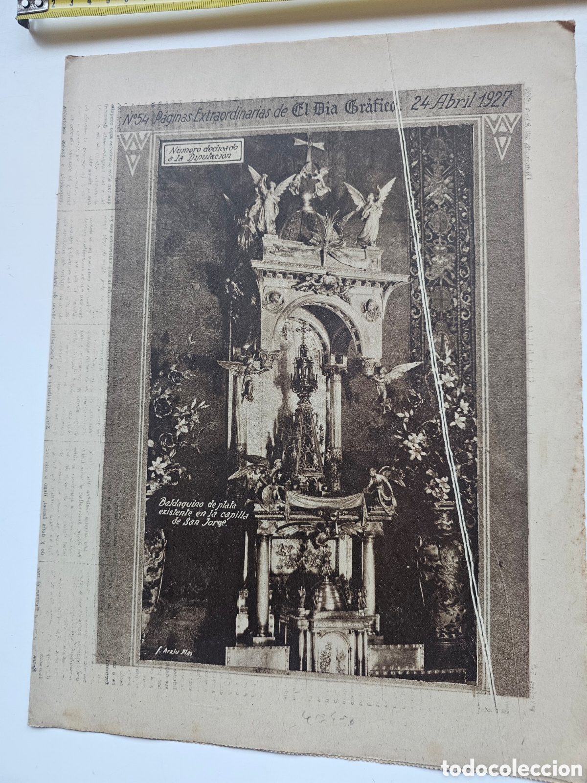 Coleccionismo de Revistas y Peri&oacute;dicos: El dia Gr&aacute;fico n&deg;54 1927 Arte, Diputaci&oacute;n