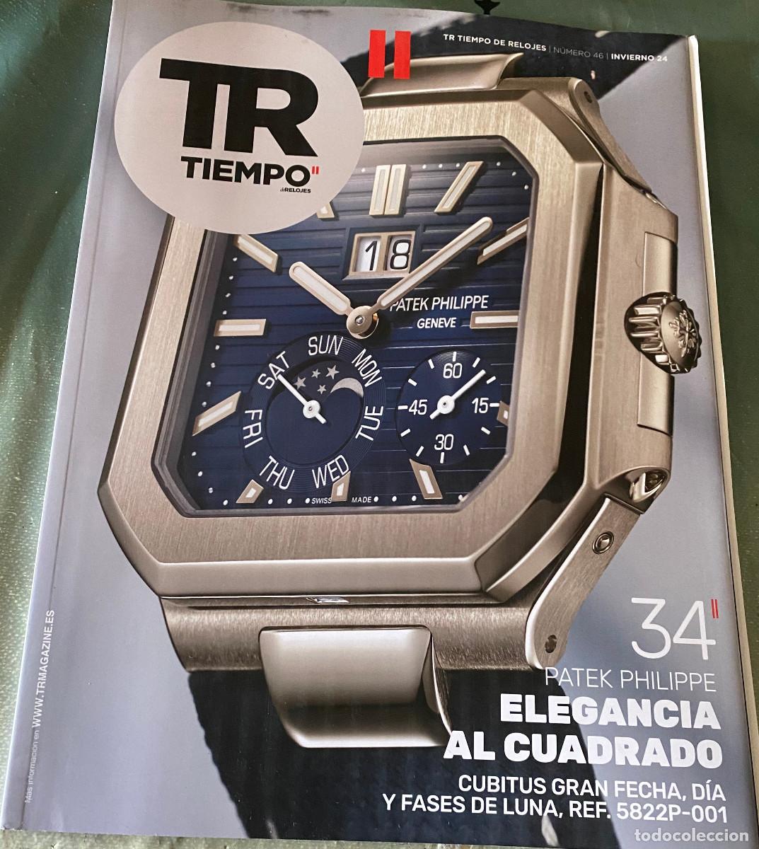 Coleccionismo de revistas y peri&oacute;dicos: 'Tiempo de Relojes TR', n&ordm; 46. Invierno 2024. Revista sobre relojes de lujo. Portada Patek Philippe.