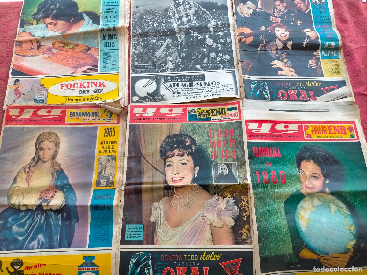 Colecionismo de Revistas e Jornais: Lote 6 revistas a&ntilde;os 50-60 ya 6 27 31 diciembre 1959 17 enero 14 21 febrero 1960 suplemento grafico