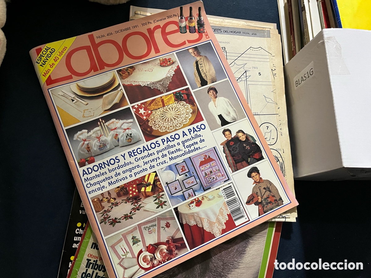 Coleccionismo de Revistas y Peri&oacute;dicos: Blas1G revista labores n&uacute;m . 406 - DICIEMBRE 1991 - 300 Pts. (Canarias 300 Pls.),