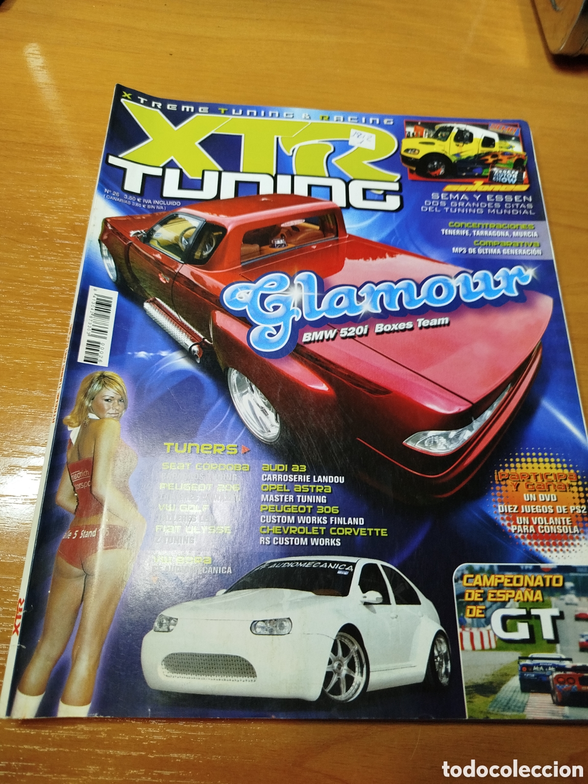 Coleccionismo de Revistas y Peri&oacute;dicos: Xtr tuning 26. Glamour. BMW 52. Seat C&oacute;rdoba. Campeonato de Espa&ntilde;a de GT