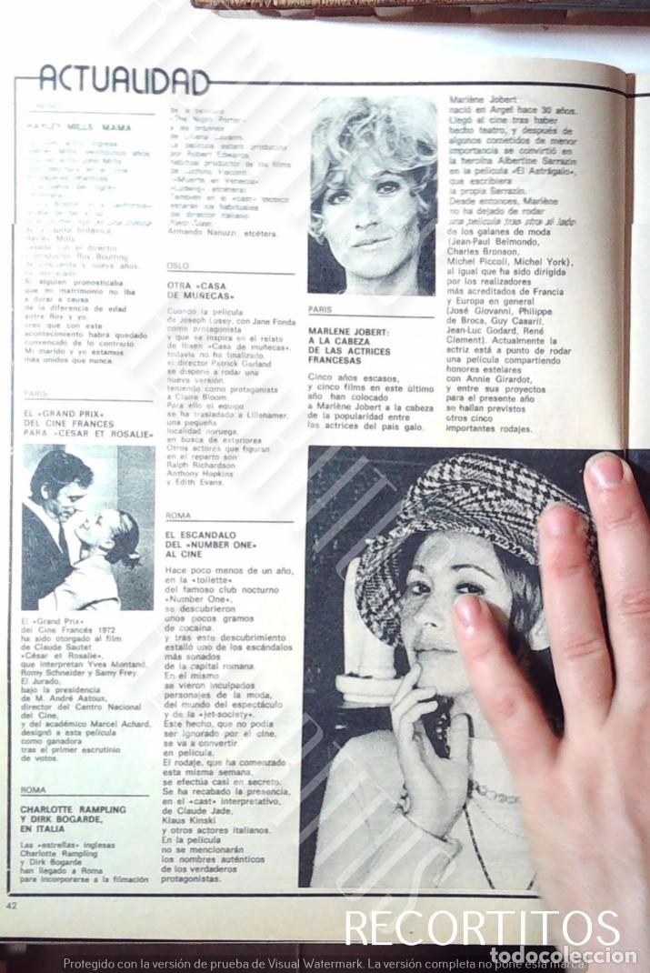 Coleccionismo de Revistas y Peri&oacute;dicos: marlene jobert yves montand romy schneider